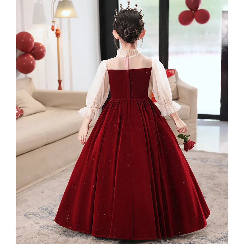 2024 рождественское платье для девочек-подростков женское девушек детское