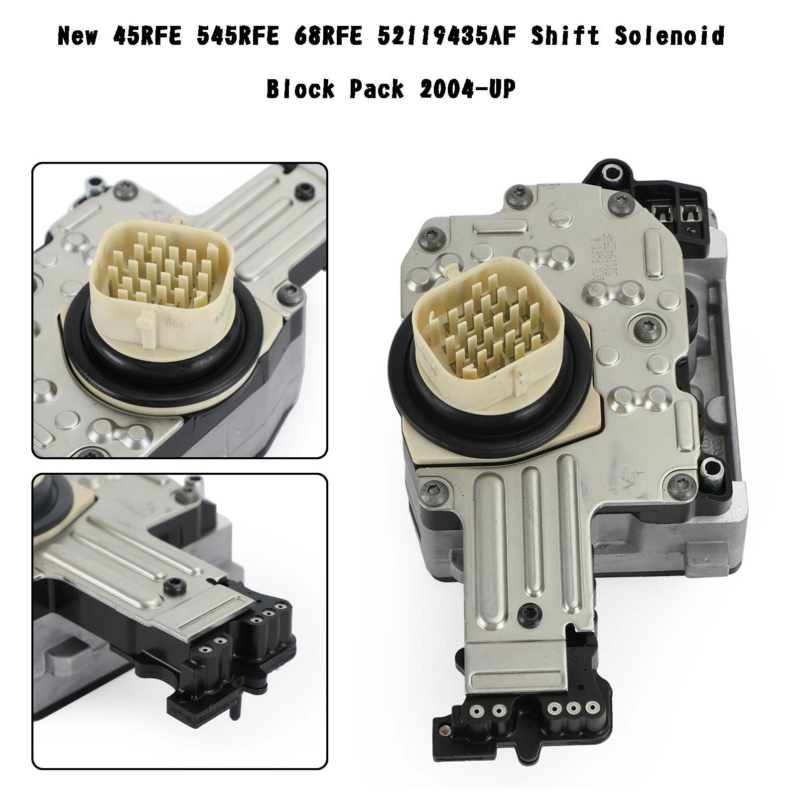 

Artudatech New 45RFE 545RFE 68RFE 52119435AF Shift Solenoid Block Pack 2004-UP Car Accessories