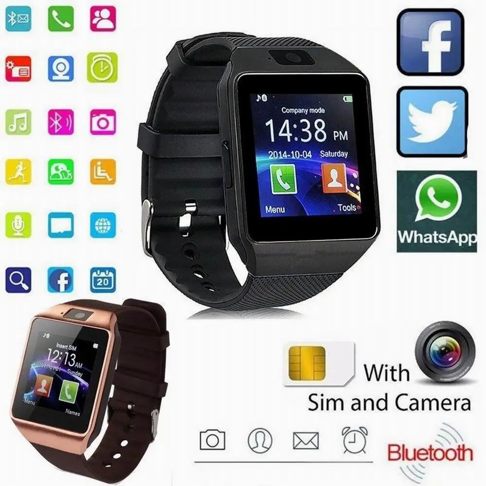 

Z6 Z6S smartwatch Women Smart Watch Men Sim Card Fitness bracelet Bluetooth Watches Camera Android IOS pk DZ09 Q18 X6 V8