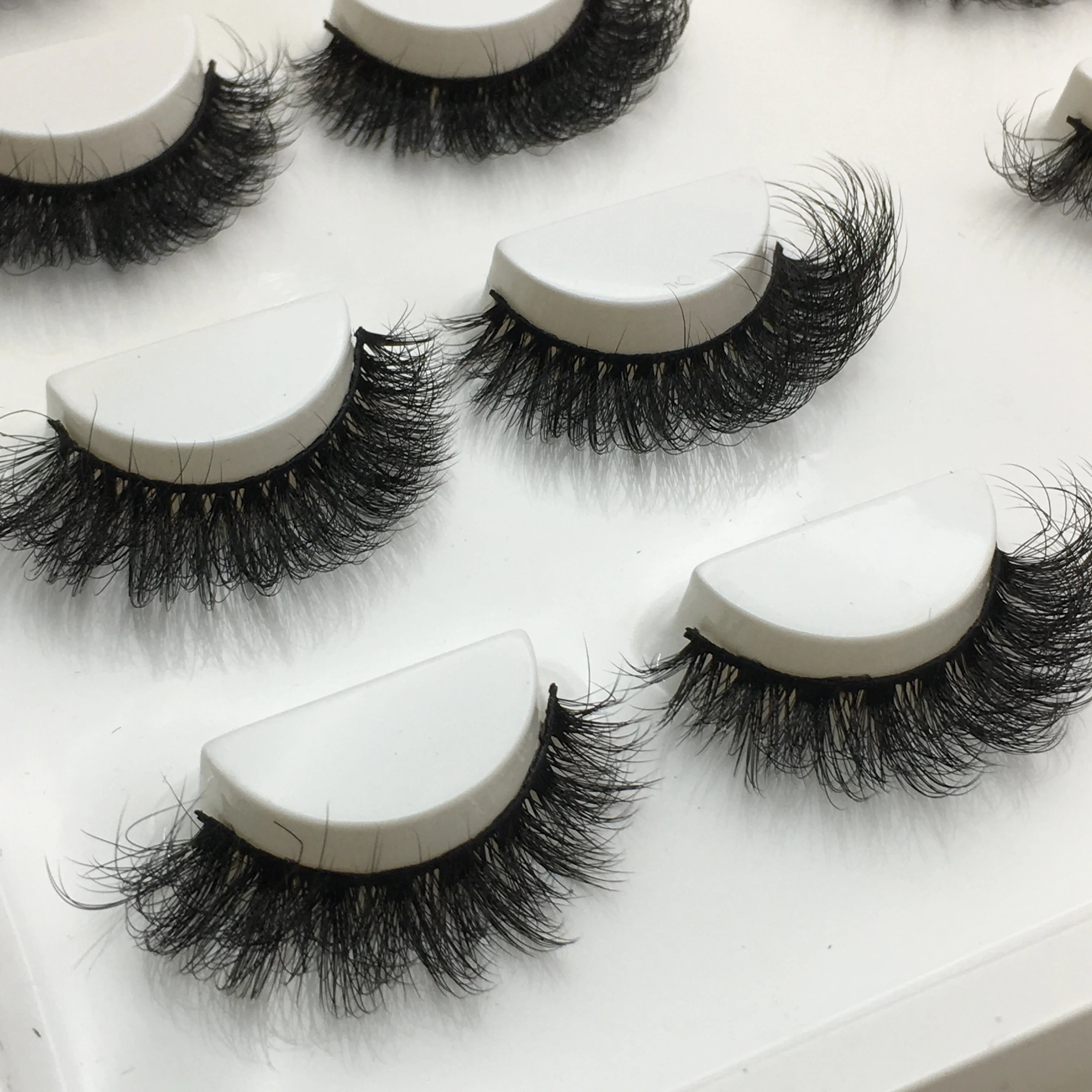 Оптовая продажа 4 пары пушистых ресниц частной торговой марки русские