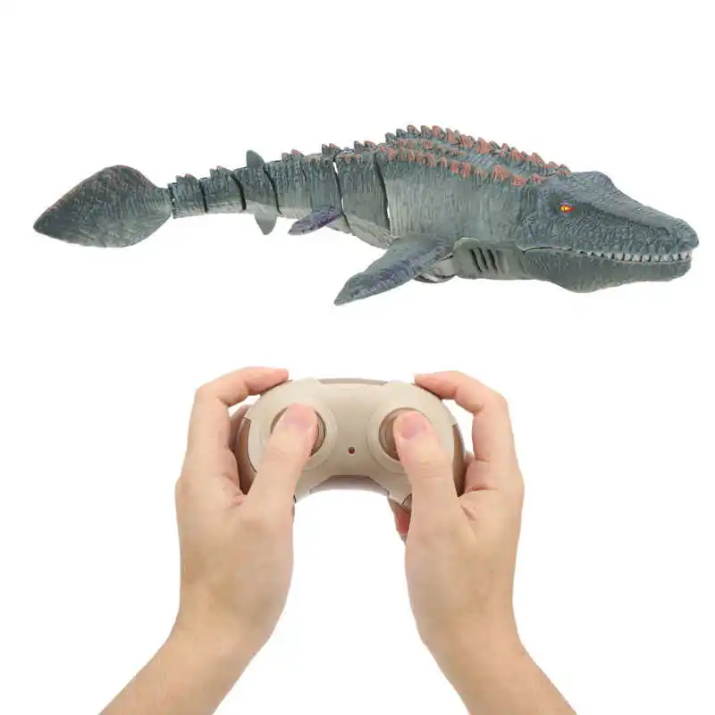 

Игрушка-динозавр Mosasaurus, гибкая водная игрушка с дистанционным управлением на руле, демонстрационная модель, водяной распылитель