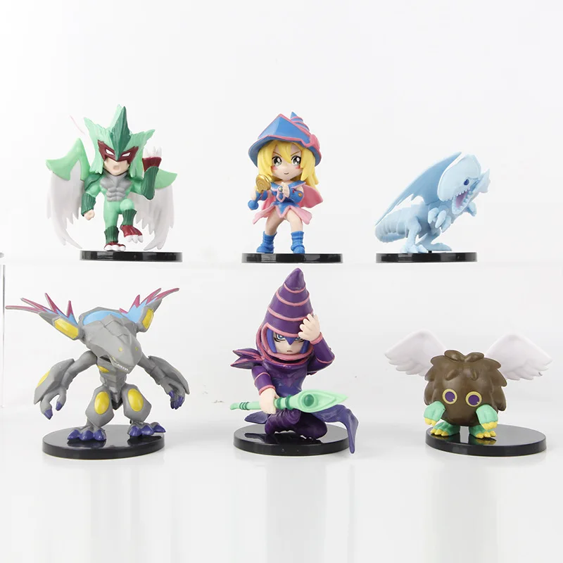 Ю-Ги-О! Фигурки Yami Yugi Muto черная аниме-фигурка мини-кукла модель милая коллекция