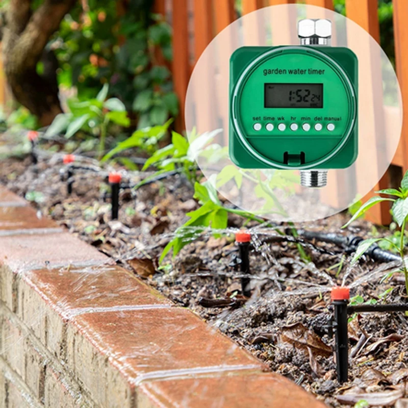 

5/8 Holes Mutilcolor Garden Lawn Spray Misting Nozzle Sprinkler Hydroponic Irrigation Home Garden Decoration modern