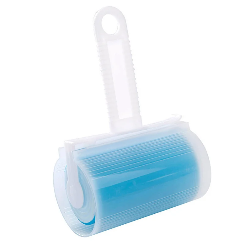 

2PCS Washable Reusable Gel Lint Roller with Lid and Hanging Hole Handheld Hair Removal Lintroller Household Cleaning Tools