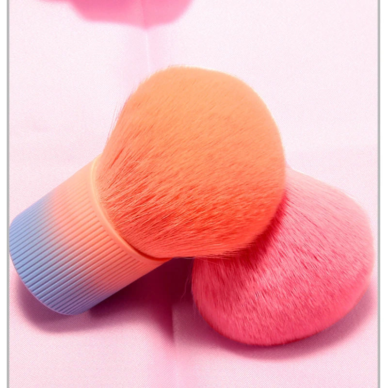 

1pc Loose Powder Brush Mushroom Head Makeup Brush Gradient Single Powder Brush Set Makeup Powder Brush Soft Hair Blush Brush