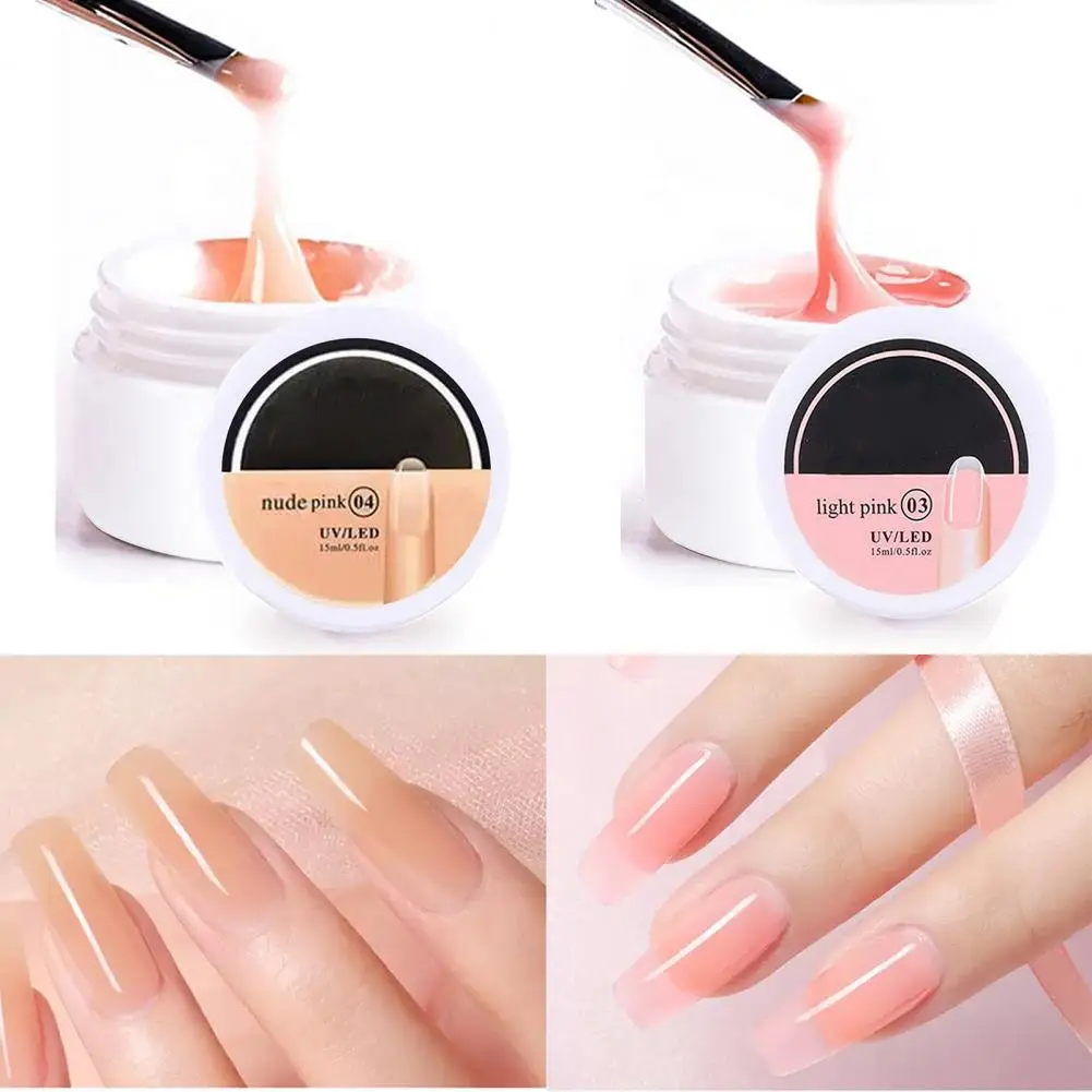 

Nail Gel Practical Long-lasting Nail Glue Safe Home for Home for 15ml Low Smell for Home