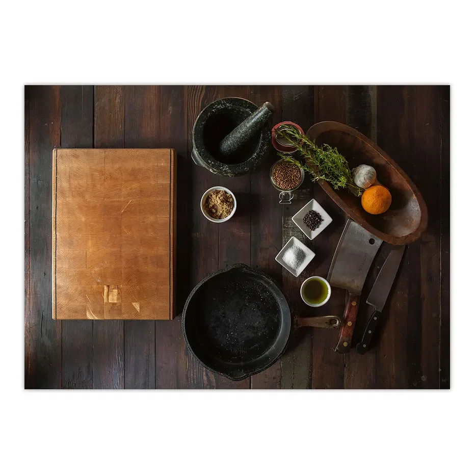 Травы и специи постер печать на холсте картины для кухни ресторана еды постеры