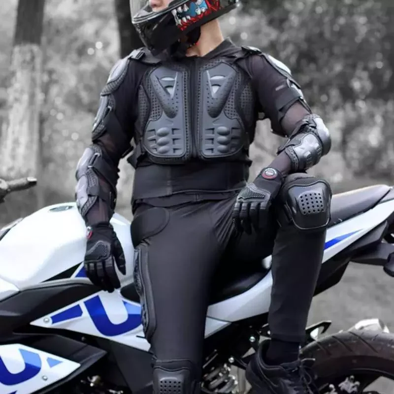 Men Motocross Armor Motorcycle Vest Racing Riding Body Protective Equipment Motorbike Jacket Protector Moto Protection Clothing enlarge