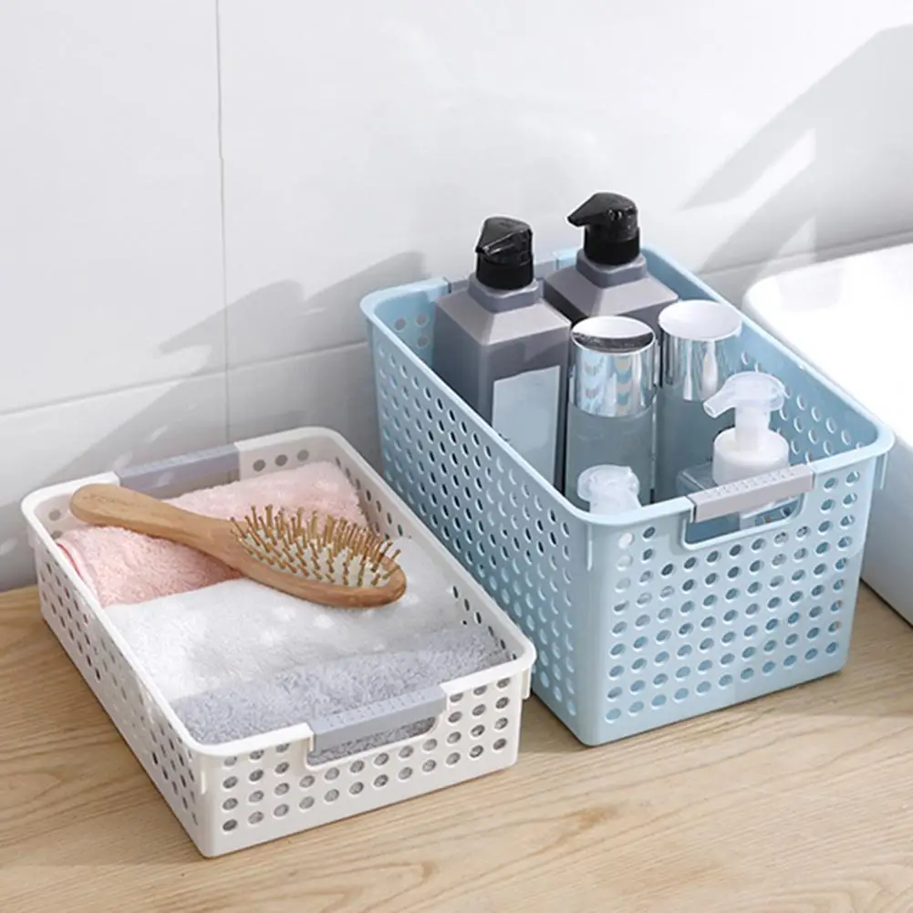 

Anti-deformed Fashion Simple Appearance Sundries Storage Box Breathable Desktop Organizer Convenient Kitchen Supplies