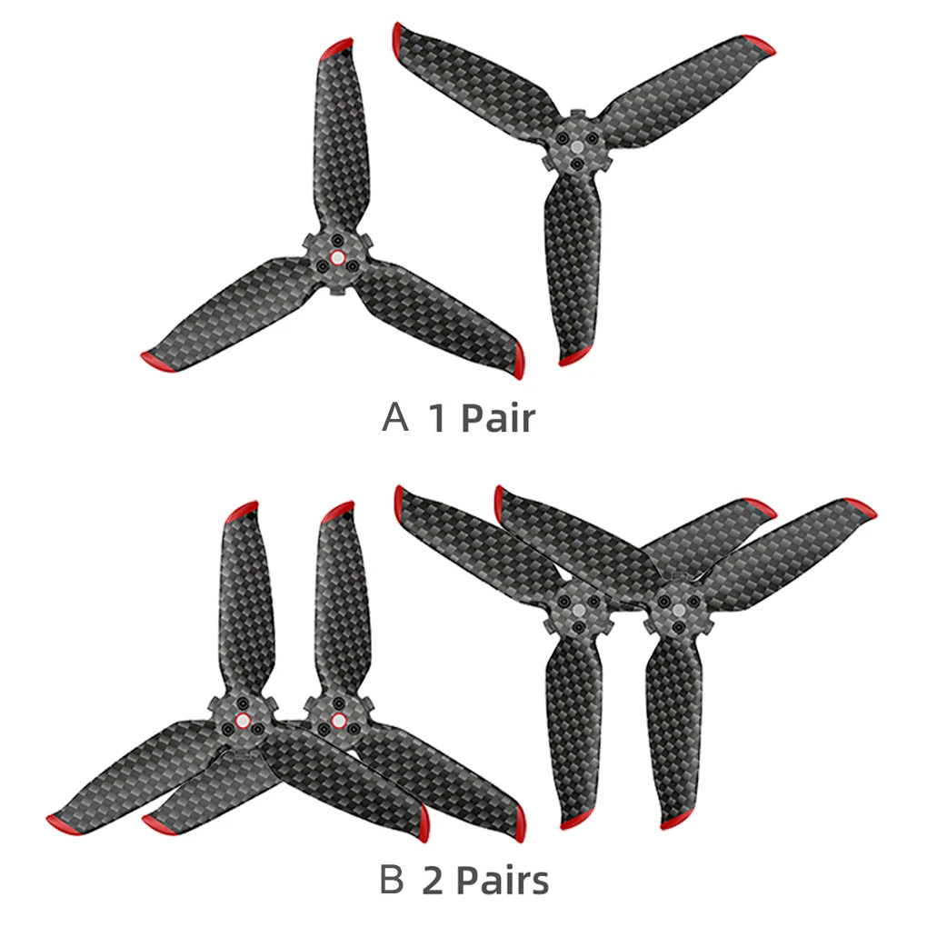 

Remote Control Drone Carbon Fiber Propeller Quick Release Quadcopter Propellers High Hardness Aircraft Replacement