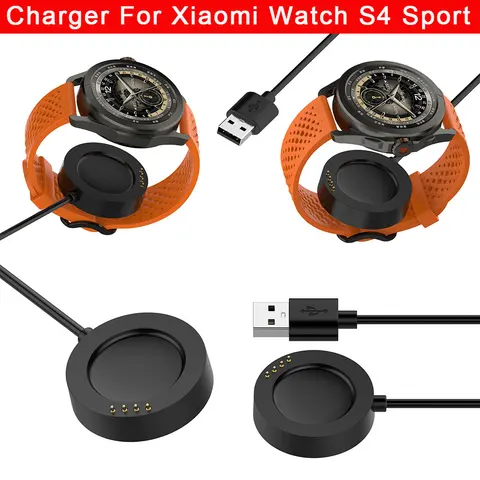 USB-док-станция для зарядки для Xiaomi Watch S4, спортивные зарядные устройства, аксессуары для умных часов, магнитный зарядный кабель