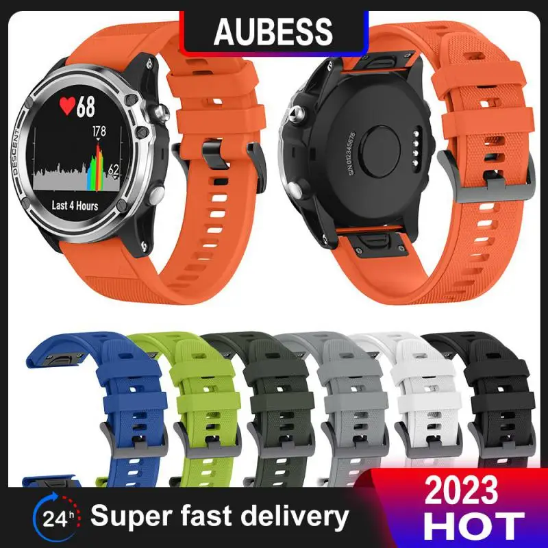 

20MM Watchband for Garmin Fenix 5S/5S Plus Watch Quick Release Silicone Easyfit Wrist Band Strap