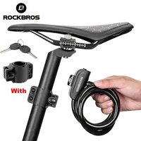 rockbros portable bike bicycle lock anti theft ring lock mtb road cycling bike cable lock motorcycle vehicle bicycle accessories
