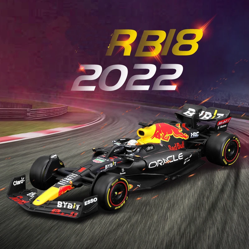 

Bburago 1:43 2022 F1 Red Bull Racing RB18 #1/11 Ferrari 16 Alloy Luxury Vehicle Diecast Cars Model Toy Collection Christmas Gift