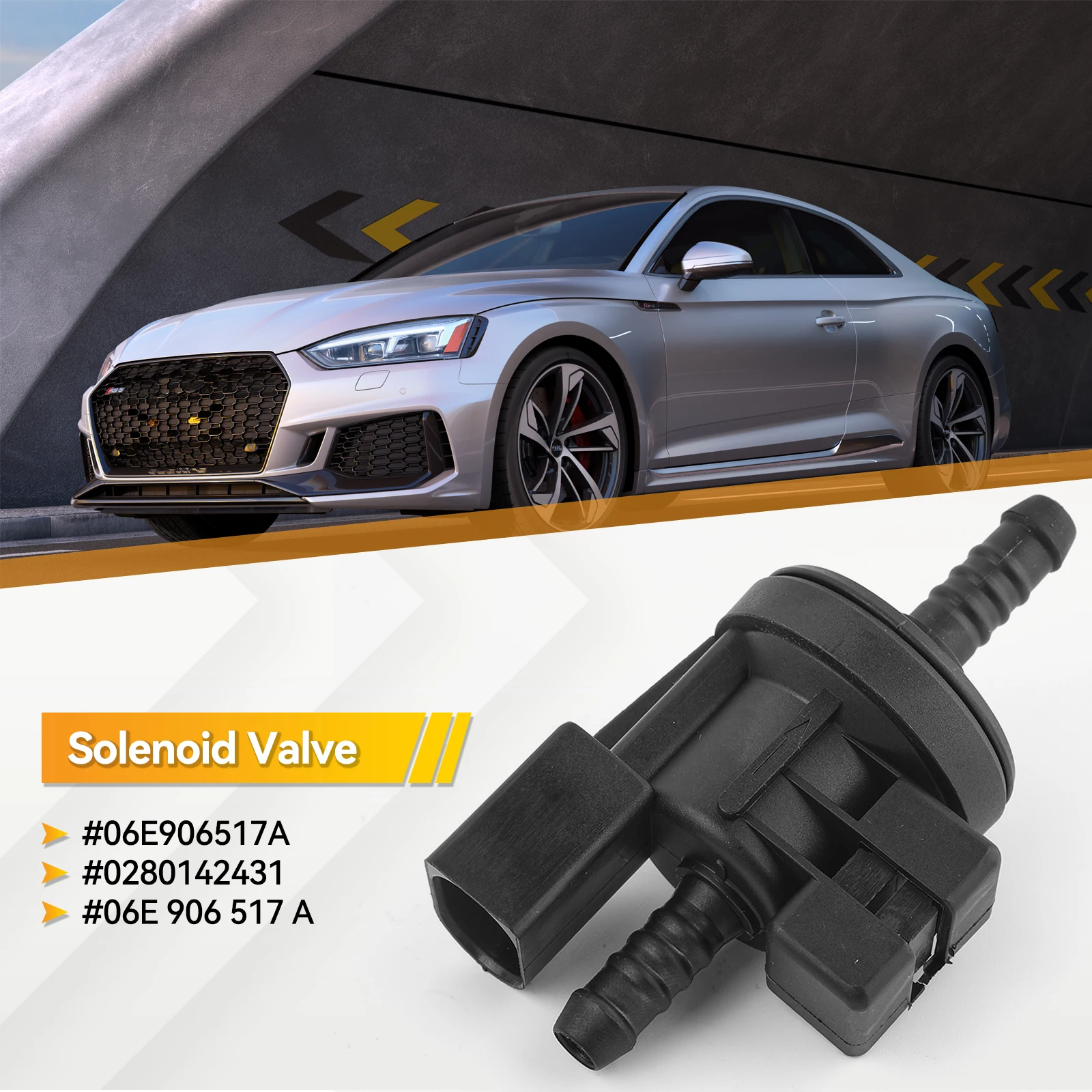 Клапан соленоидный для топливного бака 0280142431 06E906517A подходит VW Passat Golf Jetta Audi A3 A4 A6 A8