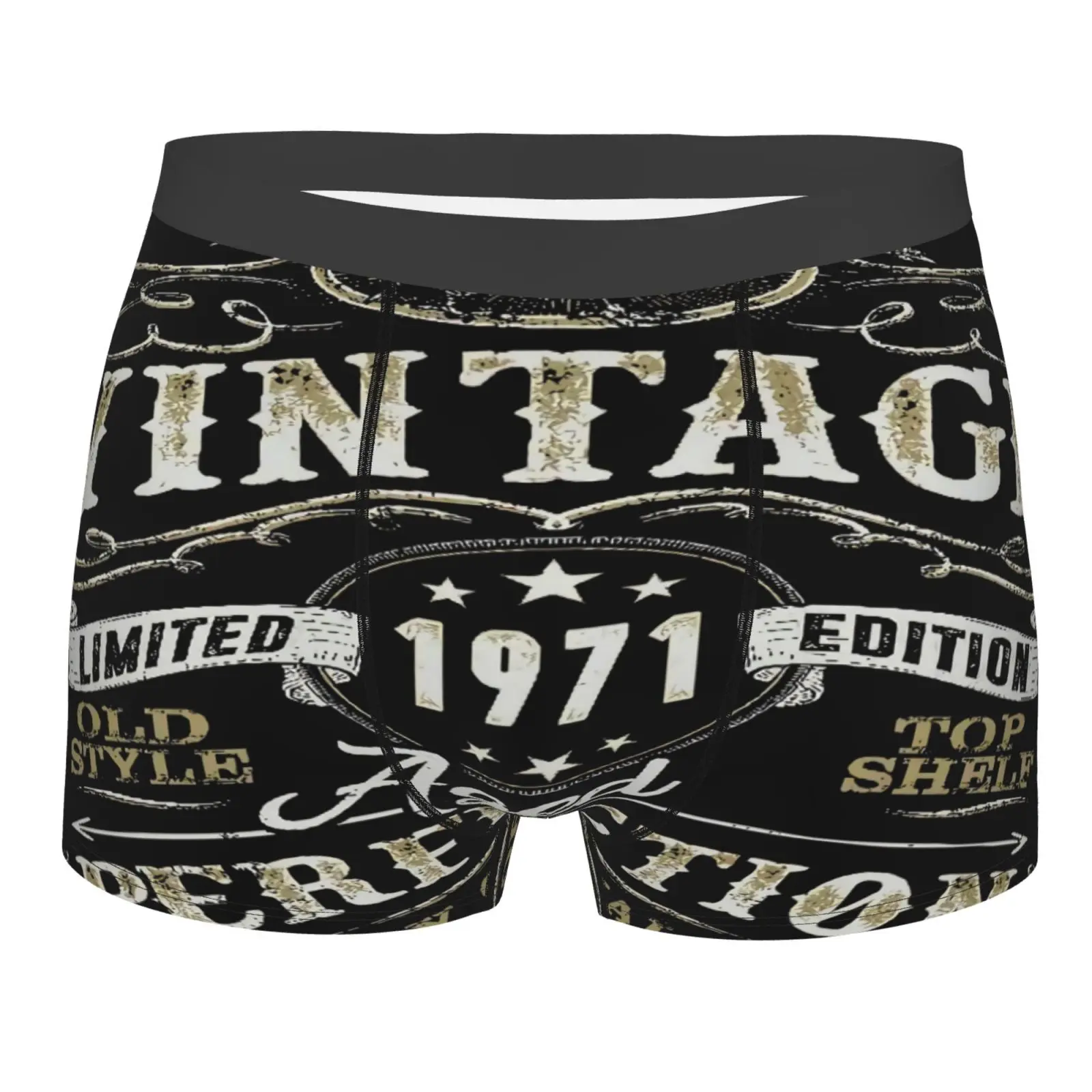 

Мужские трусы-боксеры из полиэстера, черные трусы-боксеры, сексуальное нижнее белье для мужчин и женщин, большие размеры 4Xl, на день рождения...