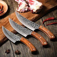 forged boning knife butcher knife kitchen chef knives forged stainless steel meat cleaver butcher vegetable cutter slicer