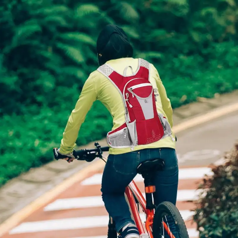 Cycling Backpack 12L Cycling Backpack With Multiple Compartments Lightweight Hiking Camping Ski Running Backpack For Men Women