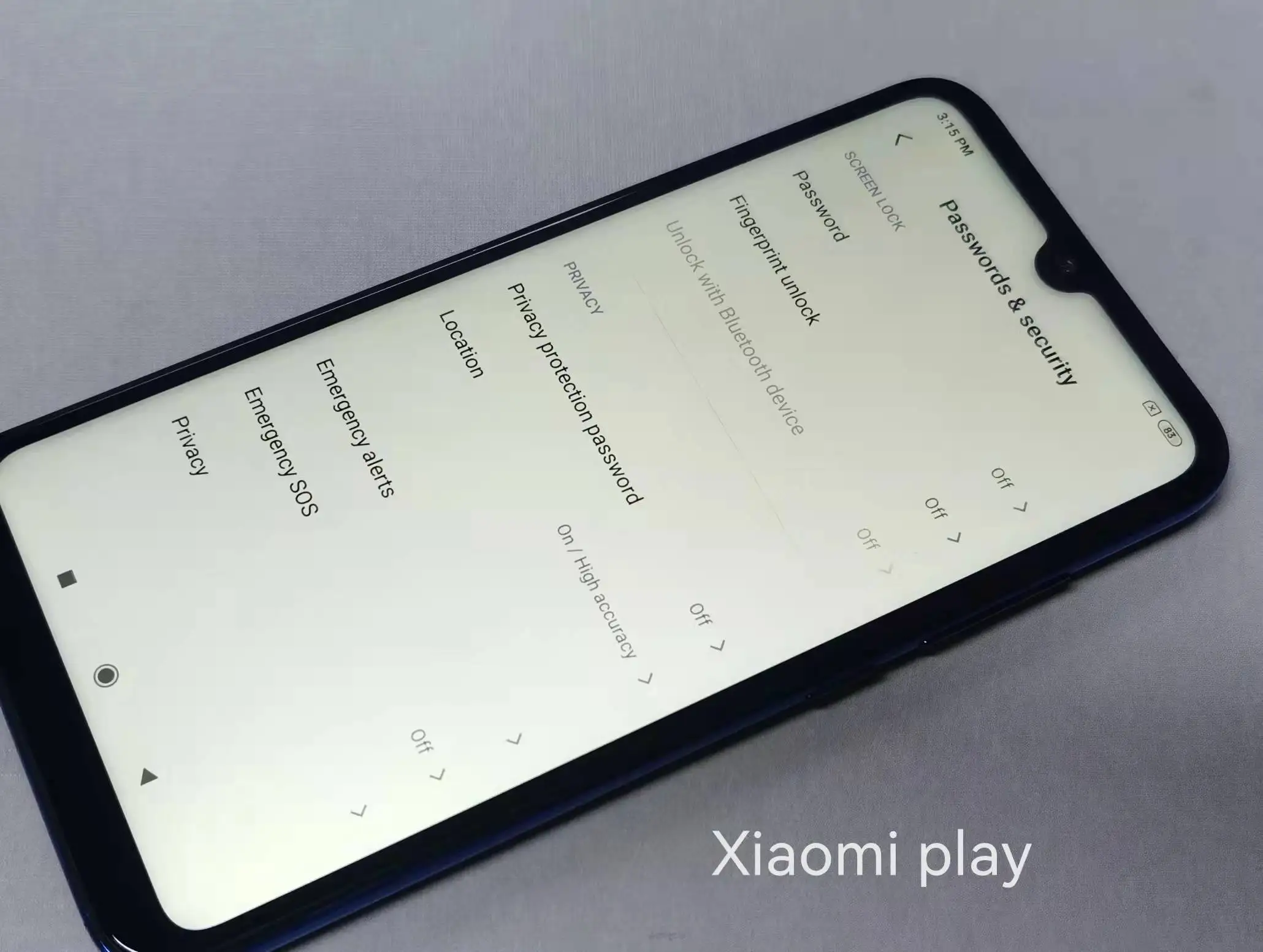 Смартфон Xiaomi Mi Play Mediatek MT6765 Helio P35 1080X2280 пикселей случайный цвет с подарком |