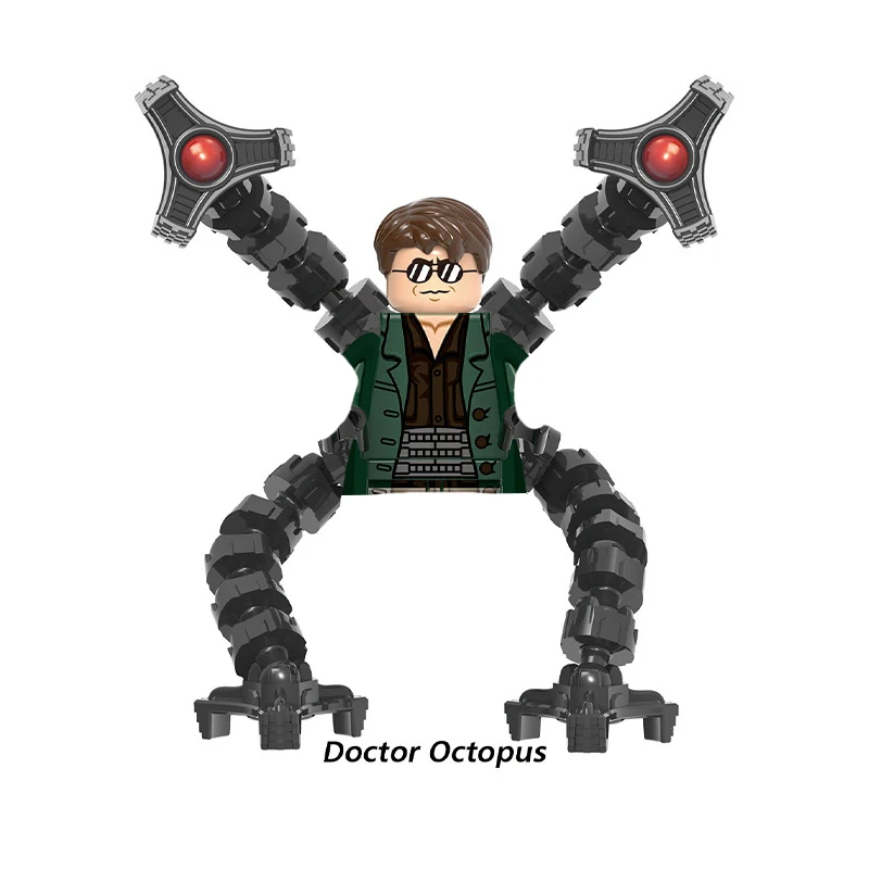 MOC Thor Iron Captain America Man Doctor Octopus Loki Marvels Wolverine Building Blocks Action Figures Kids Toys For Children |