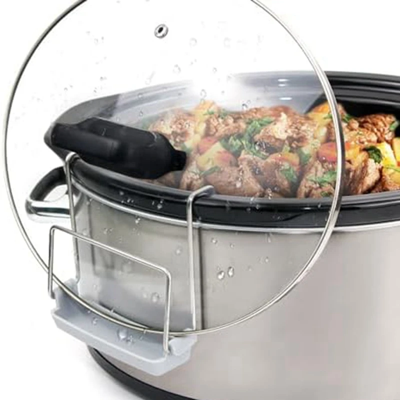 2 набора держателей для крышки кастрюли приготовления пищи органайзер без рук