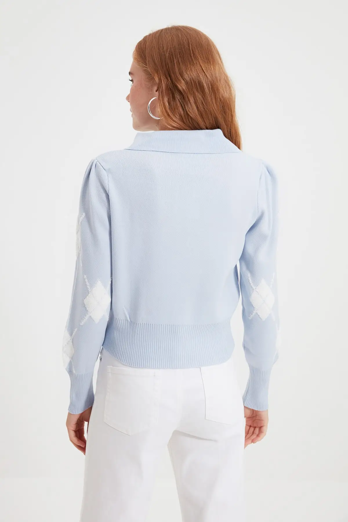 

Trendyol Polo Collar Knitwear Sweater TWOAW22KZ1046