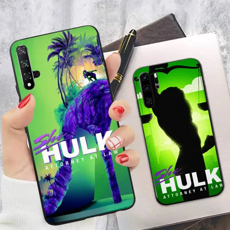 

Disney Sie Hulk Phone Case for Huawei P30 40 20 10 8 9 lite pro plus Psmart2019