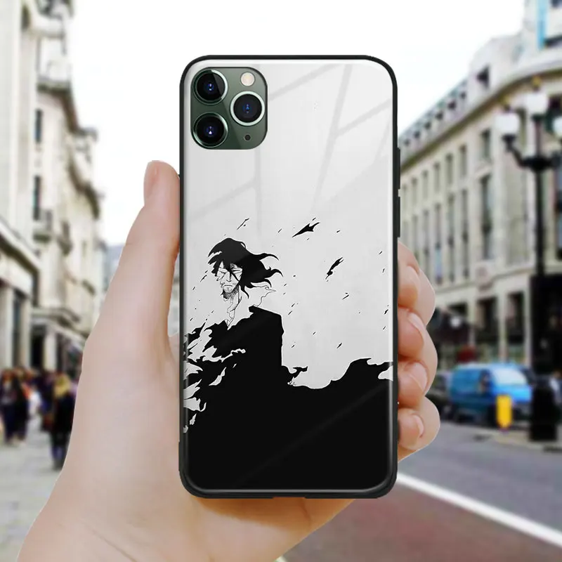 Zangetsu Отбеливатель Аниме игра стекло Мягкий силиконовый чехол для телефона iPhone SE