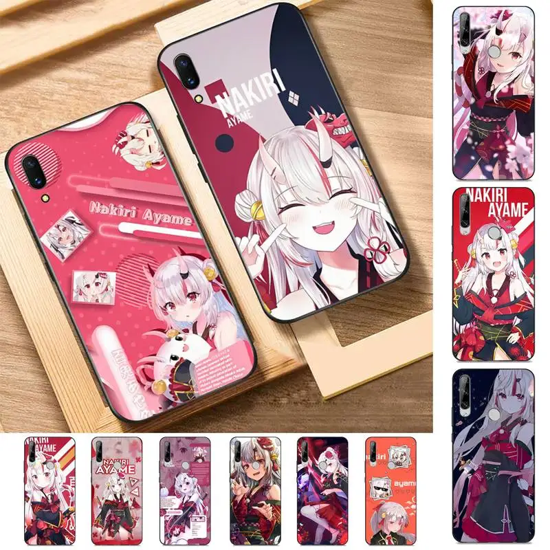 

Nakiri Ayame Hololive Phone Case For Huawei Y9 6 7 5 Prime Enjoy 7s 7 8 plus 7a 9e 9plus 8E Lite Psmart Shell