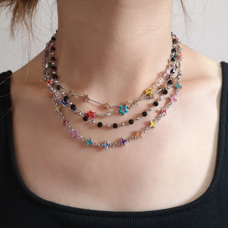 Женское ожерелье из искусственной кожи