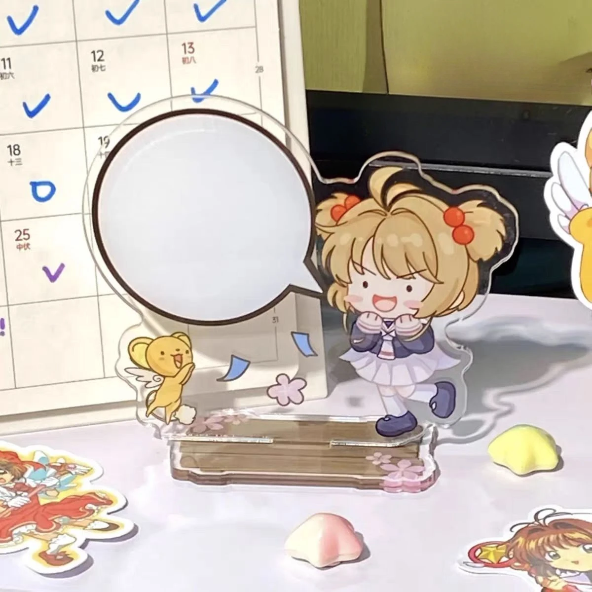 KINOMOTO SAKURA акриловая фигурка-подставка Cardcaptor Sakura аниме периферийные устройства