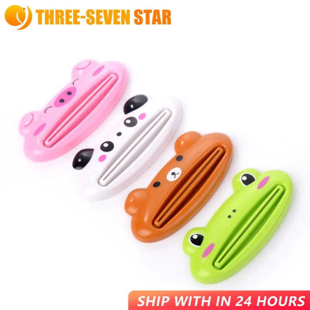 

Cartoon Toothpaste Squeezer Dispenser Facial Cleanser Clips Kid Toothpaste Tube Saver Toothpaste Squeezer Bathroom Accessories