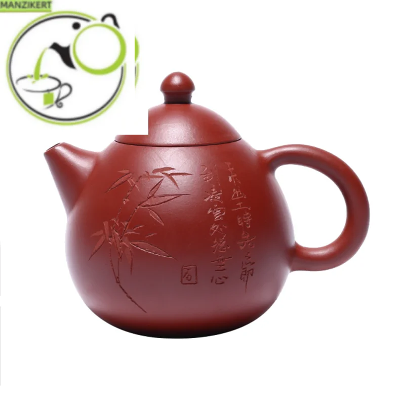 

180ml Authentic Zisha Beauty Tea Kettle Classic Yixing Purple Clay Tea Pot Raw Ore Dahongpao Dragon Egg Teapot Tea Sets Gifts