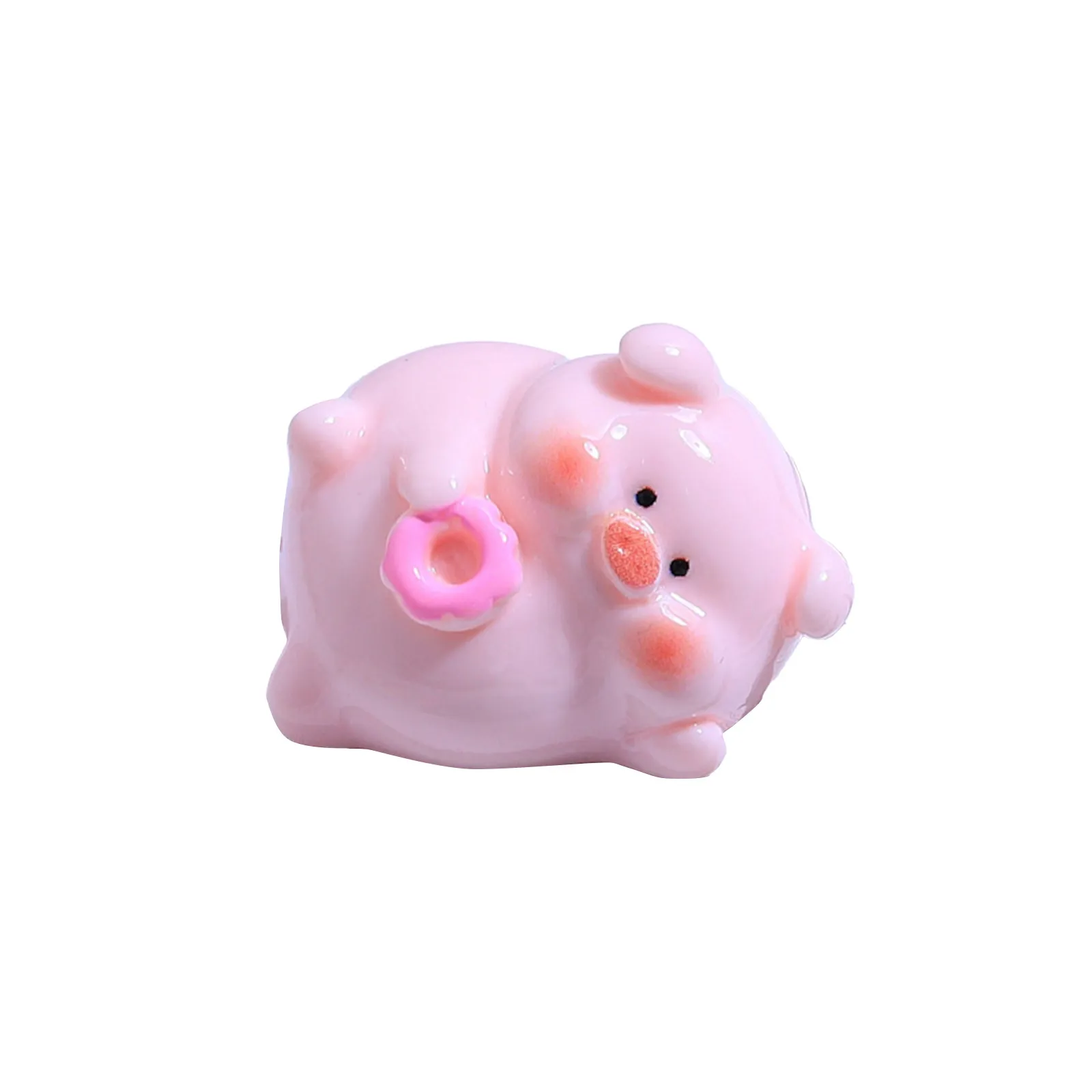 Свинья очаровательная минифигурка Маленькая свинья миниатюрная украшение для