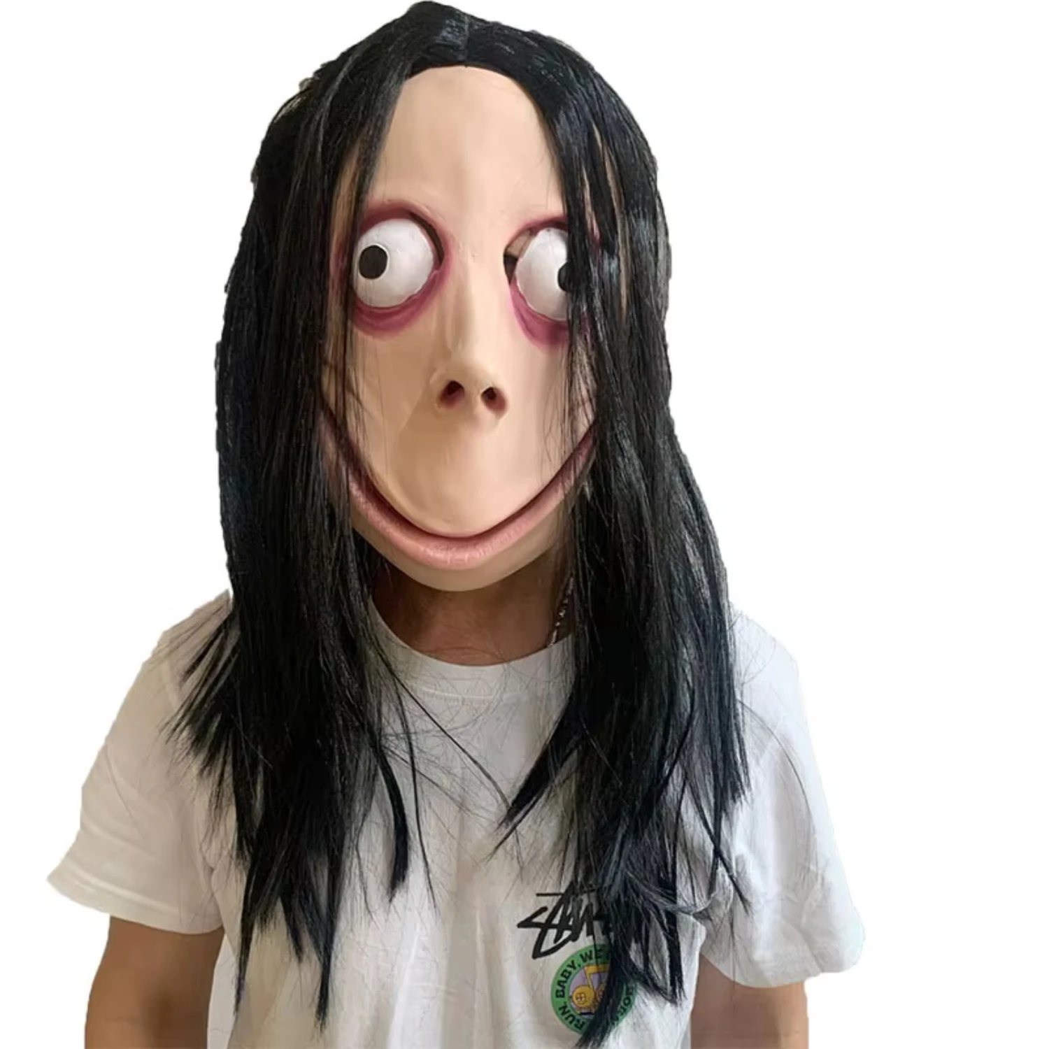 Страшная жуткая детская маска для лица на Хэллоуин маскарад косплей реквизит