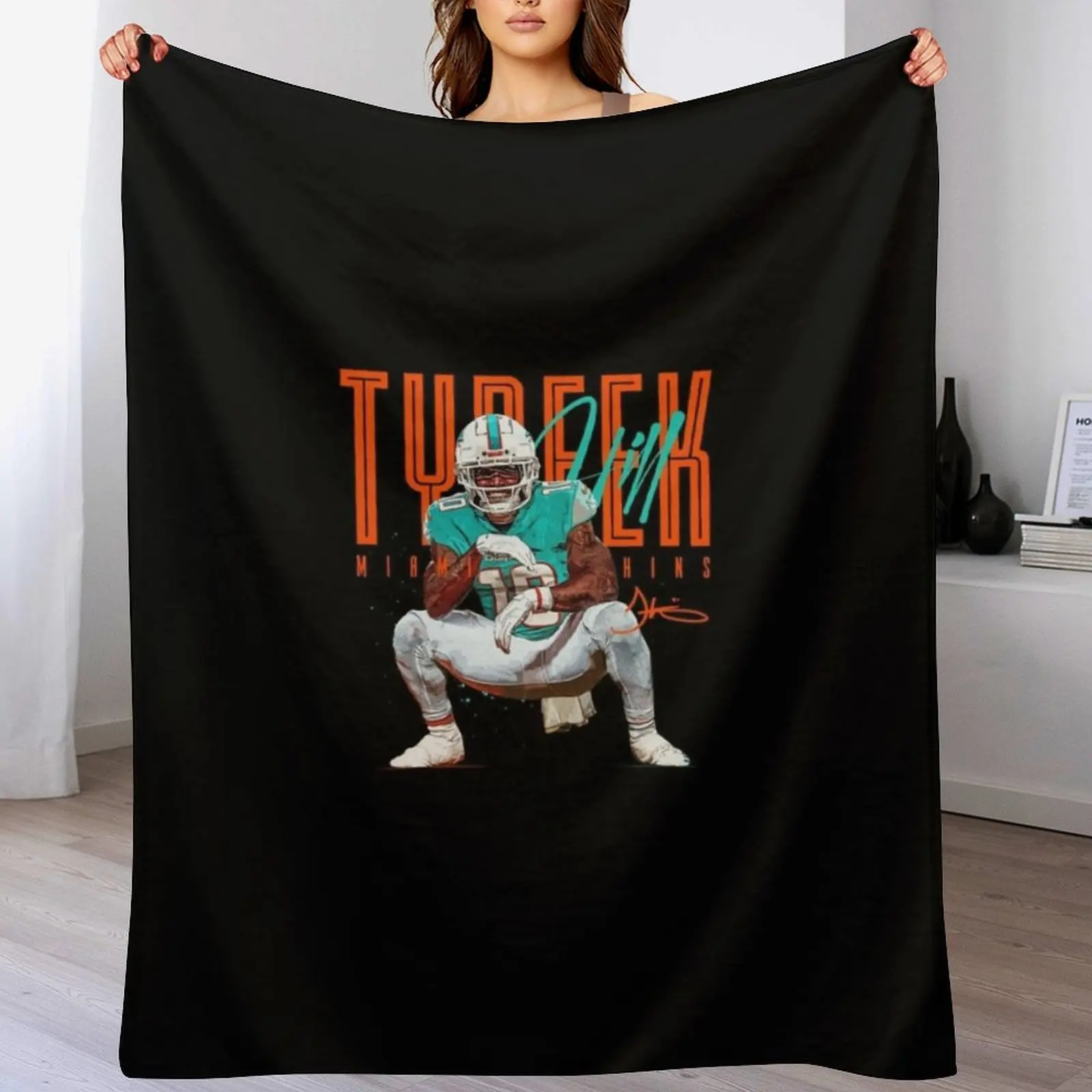 Футболка Tyreek Hill одеяло термобелье для путешествий теплые зимние волосатые
