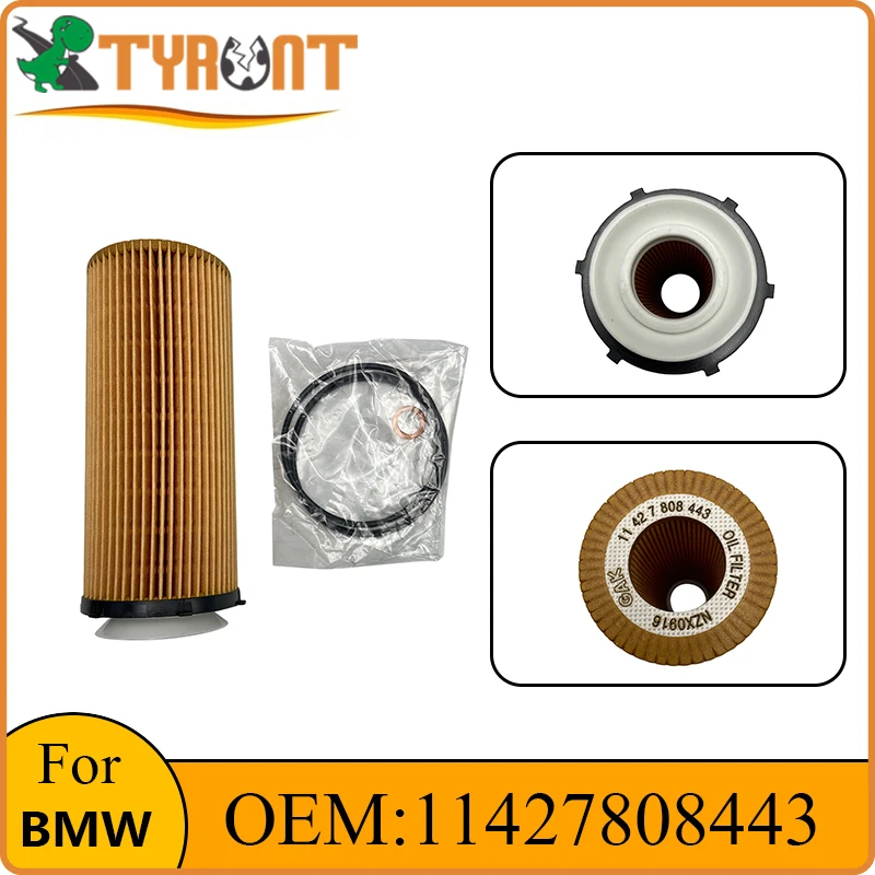 

TYRNT Engine Oil Filter 11427808443 For BMW 3-5-7 Series E90 E91 E92 E93 F01 F02 F07 F10 X6 X5 E70 E71 F11 Car Accessories