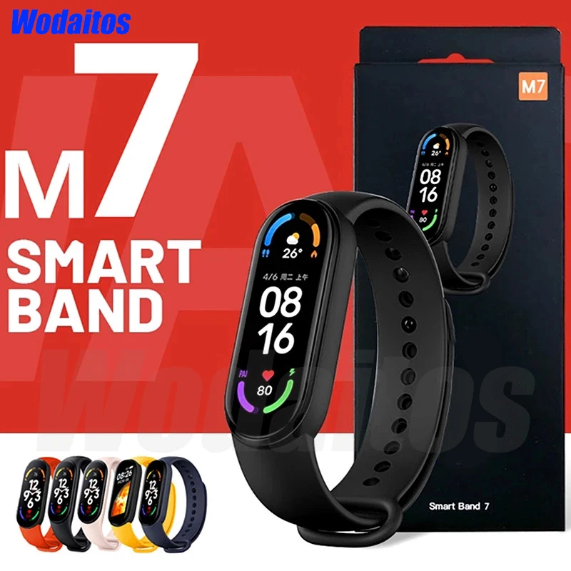 

Smart Band Heart Rate IP67 Waterproof For Android IOS Monitor Women Smartwatch Temperature Men Multi-language Fitness Bracelet