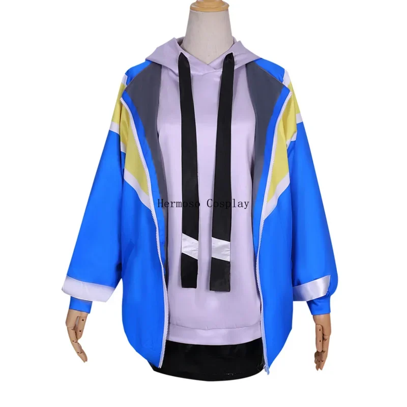 SN88 Yamanouchi Kano Косплей Костюм Аниме Медуза Не могу плавать в ночное время Парик