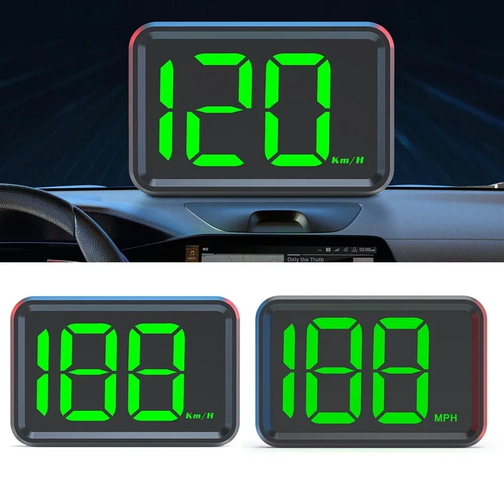 MPH Km/H Автомобильный цифровой спидометр HUD Проекционный дисплей GPS Цифровой
