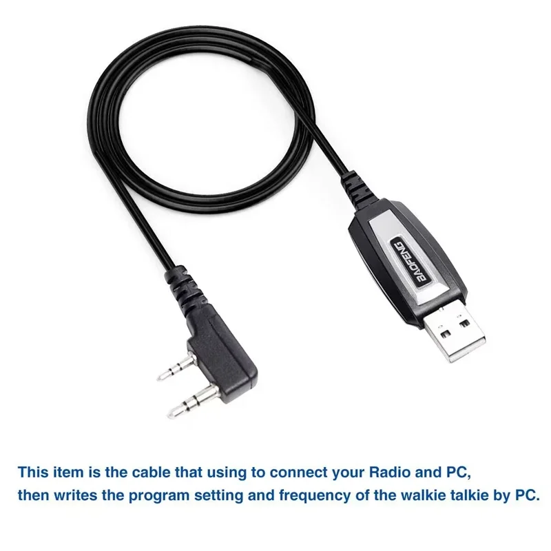 Фото USB-кабель для программирования с компакт-диском для рации Baofeng UV-5R/82/888S/UV-S9PLUS/UV-13/16/17/21 Pro и Quansheng UV-K5/5R Plus №5