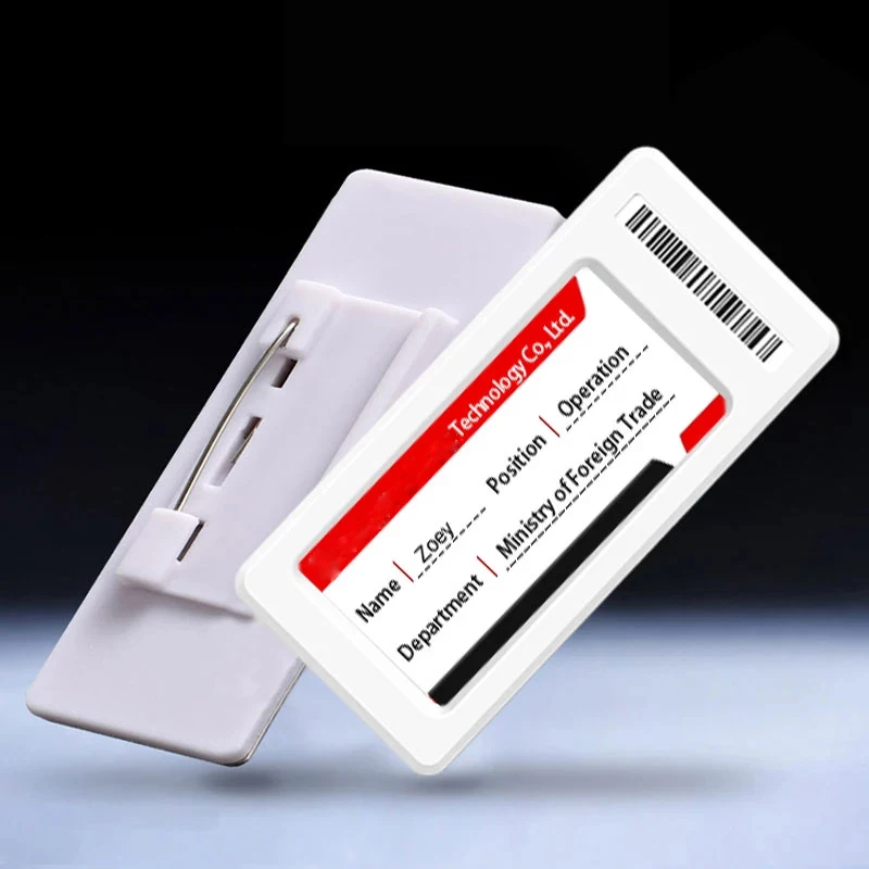 Фото 1 шт. NFC визитная карточка Eink, держатель дисплея, Обложка, студенческий работник, идентификационный значок, рамка для карт, этикетка, бирка, ка... №5