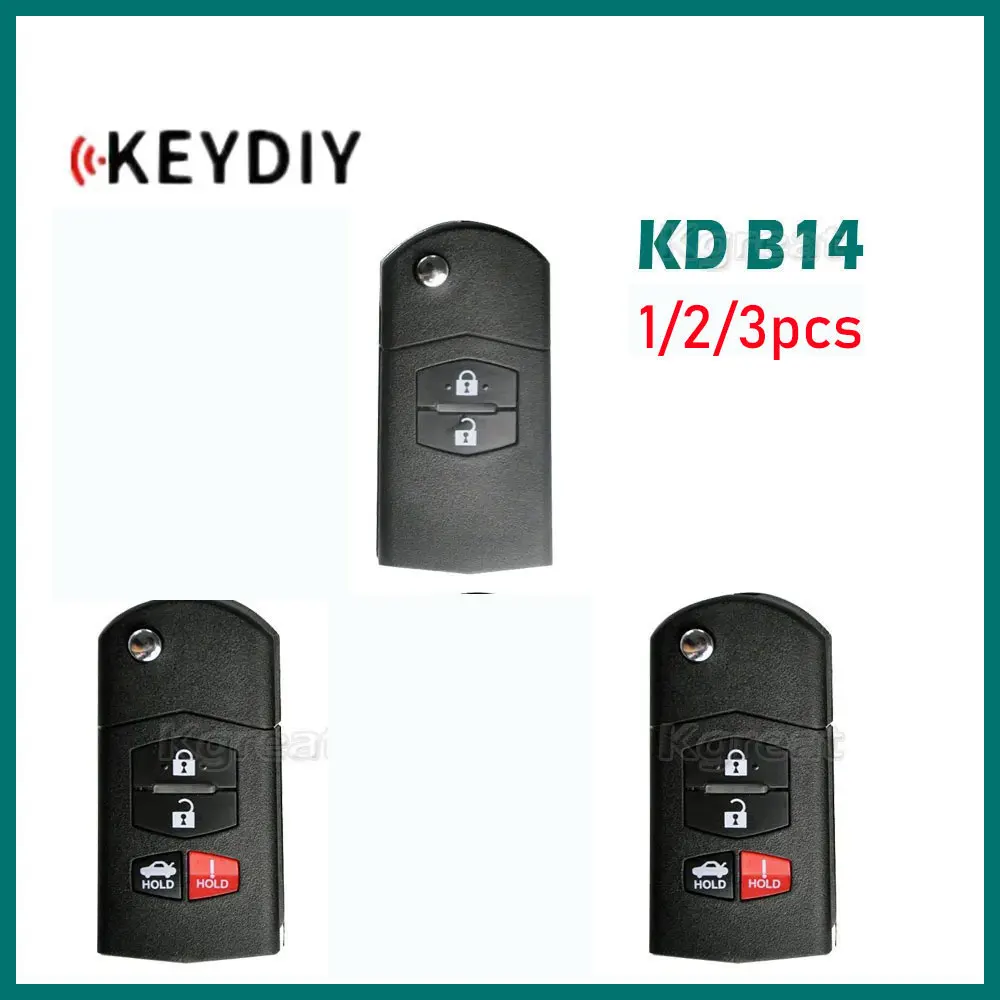 

KEYDIY KD B14 Универсальный Дистанционный Ключ От Автомобиля Для Mazda Style KD-X2 KD900 KD Мини-программатор Ключей-1/2/3 Уп...