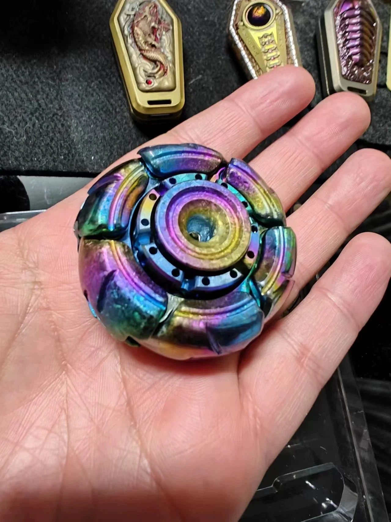 Gomore Dilang Restless красочный ледяной кристалл Титан с ID картой