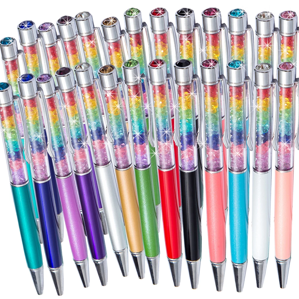 

10 шт./партия, шариковые ручки с кристаллами