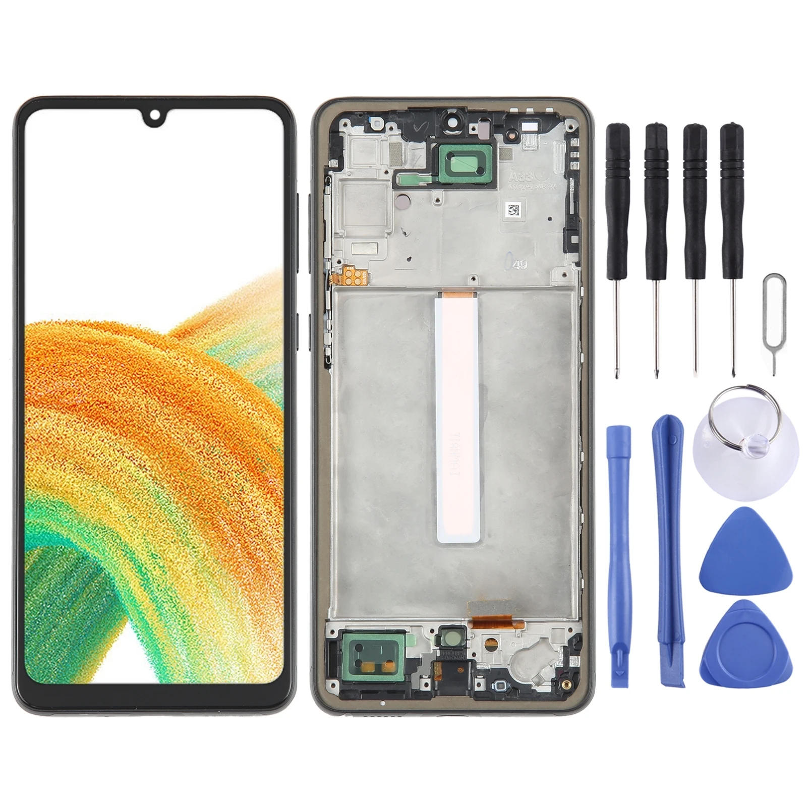 

100% протестированный OLED ЖК-экран для Samsung Galaxy A33 5G SM-A336, цифровой преобразователь, полная сборка с рамкой