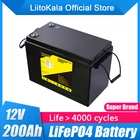 Аккумулятор LiitoKala, 12 В, 12,8 В, 50 ач, 60 Ач, ач