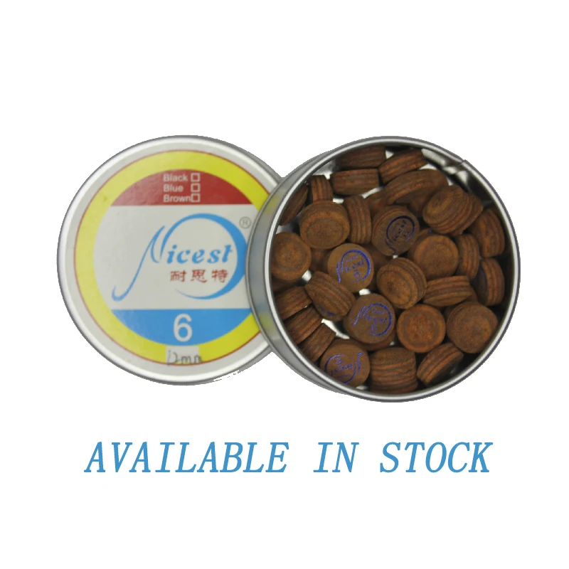 Наконечники для бильярдного кия твердость M H дополнительный синий коричневый