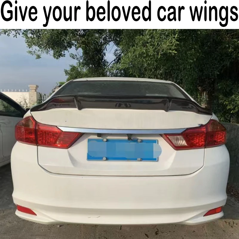 Для 2015 2016 2017 2018 2019 Honda City R Style Автомобильная Задняя Крышка багажника автомобильный