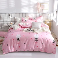 double sided pattern duvet covers cute cartoon kids child quilt cover with zipper closure multi size home textileno pillowcase